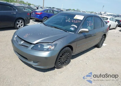 2005 Honda Civic Ex from USA, damaged, VIN 2HGES26785H627341